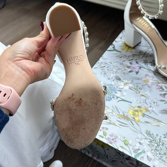 Harlo Australia pearl low block heels - Picture 3 of 5